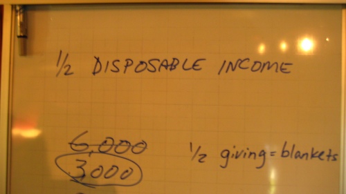 Simplicity Month's Big Challenge: Living on 1/2 of our Disposable (Could be everything!) Income.